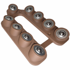 Chocolate Brown Bowling Release Trainer, Rev Trainer