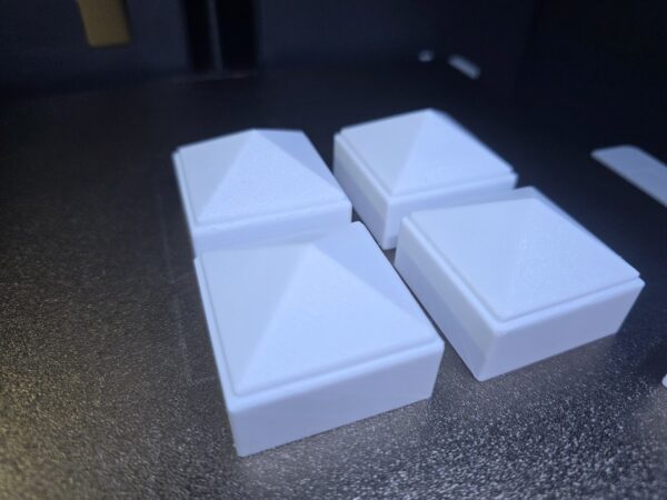 Pool Fence Post Caps (1.5") 4 PACK - Strong PETG Plastic - Image 3