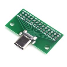 USB Type-C Male USB 3.1 Test PCB Board Adapter Type C 24P 2.54mm Connector Socket For Data Line Wire Cable Transfer
